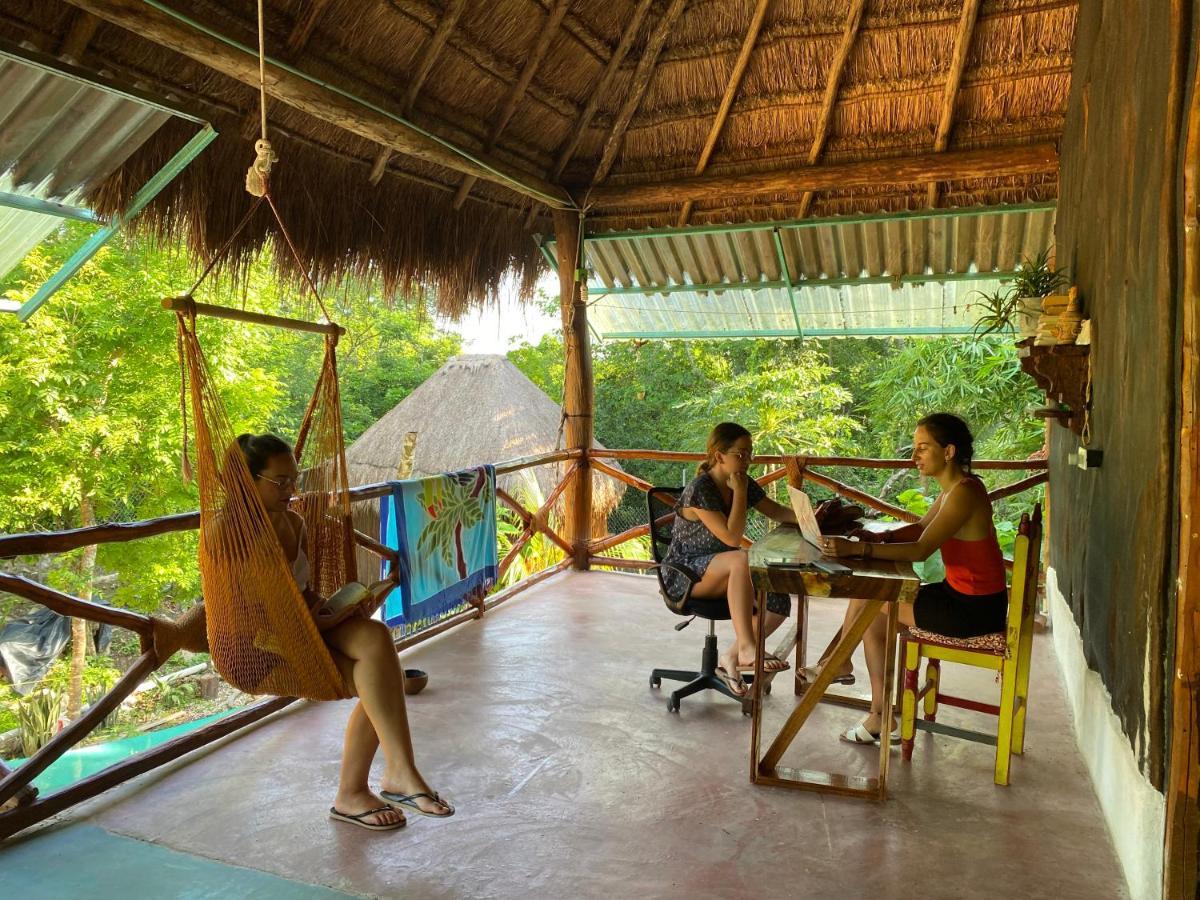 Appartamento Malinche Cafe In Coba Tulum Esterno foto